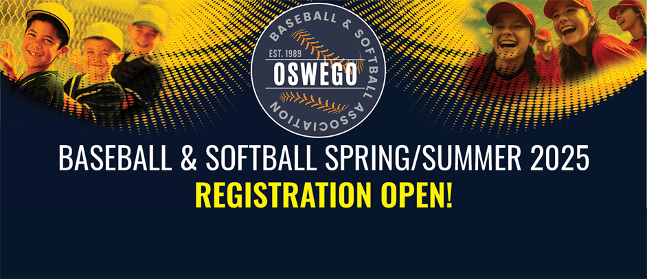 Register for Spring/Summer 2025 Baseball & Softball